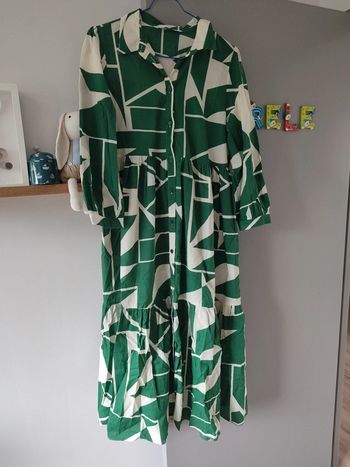 Robe longue graphique