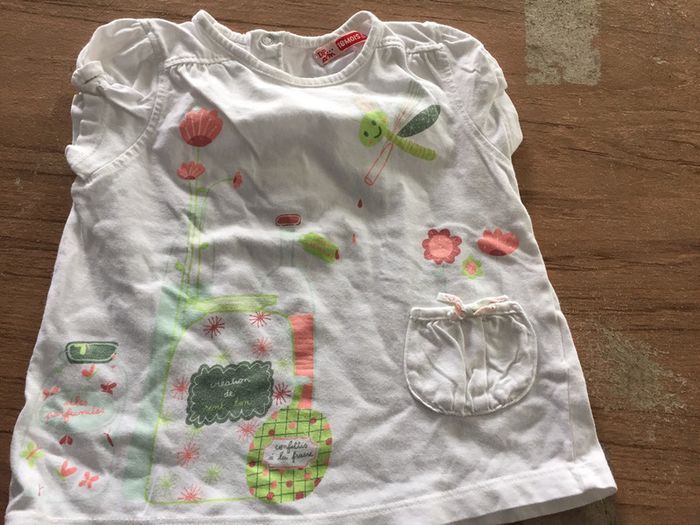 Tee Shirt Fille dpam 18 mois
