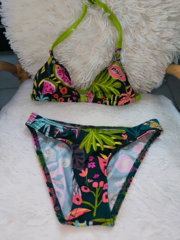 Maillot de bain 2 pièces grain de sable