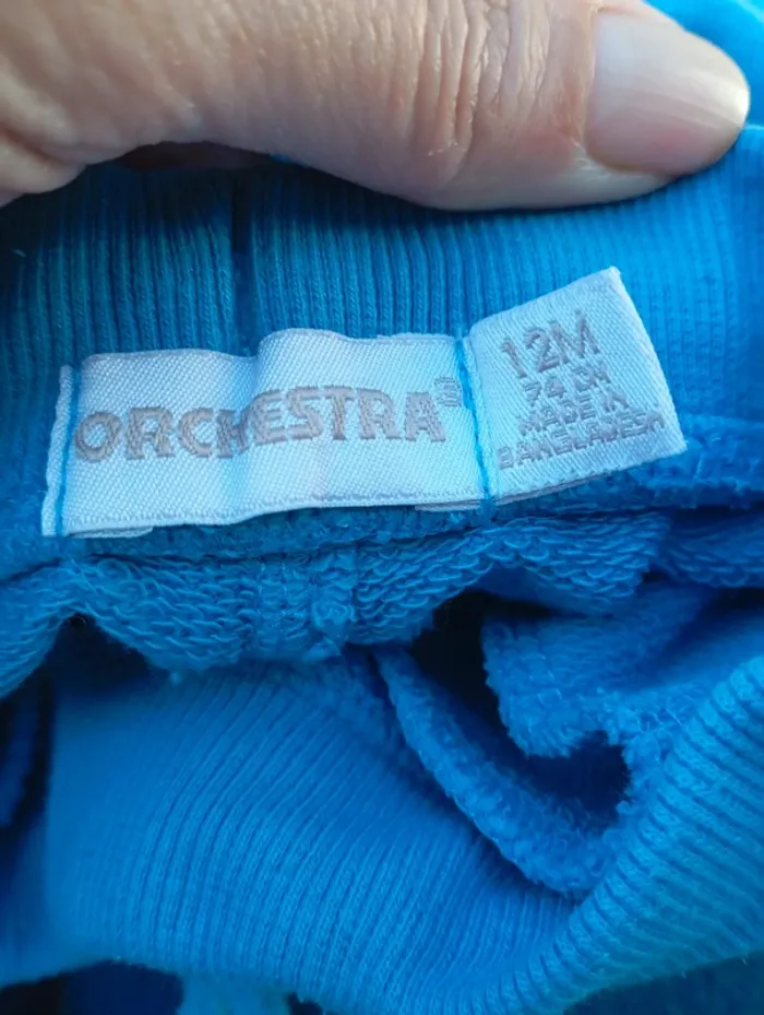 Lot 3 pantalons de jogging Orchestra 12 mois - photo numéro 5