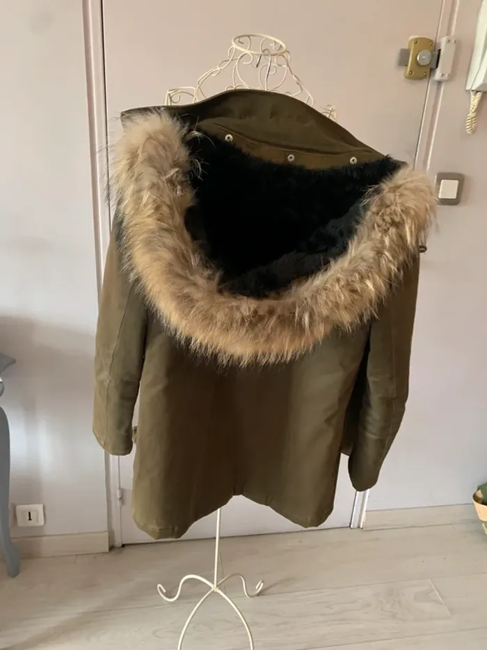 Parka kaki maje S - photo numéro 3