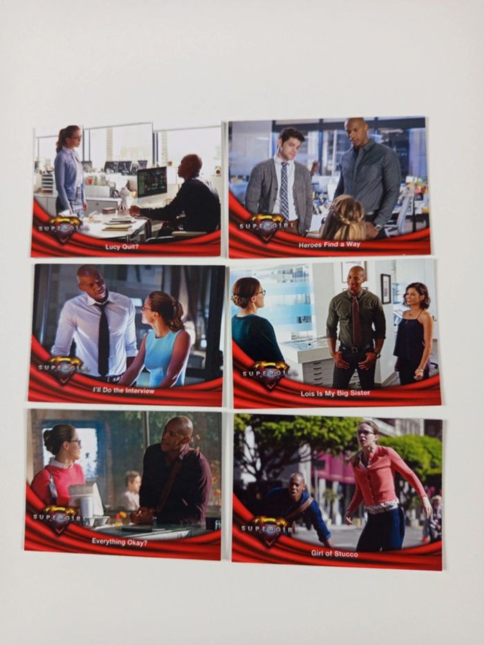 6 cartes supergirl