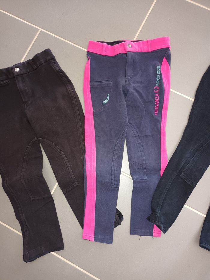 Lot 3 pantalons équitation taille 6 ans - photo numéro 2