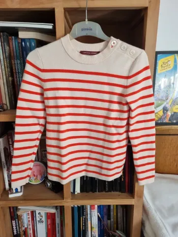 Pull marin Comptoir des Cotonniers laine XS