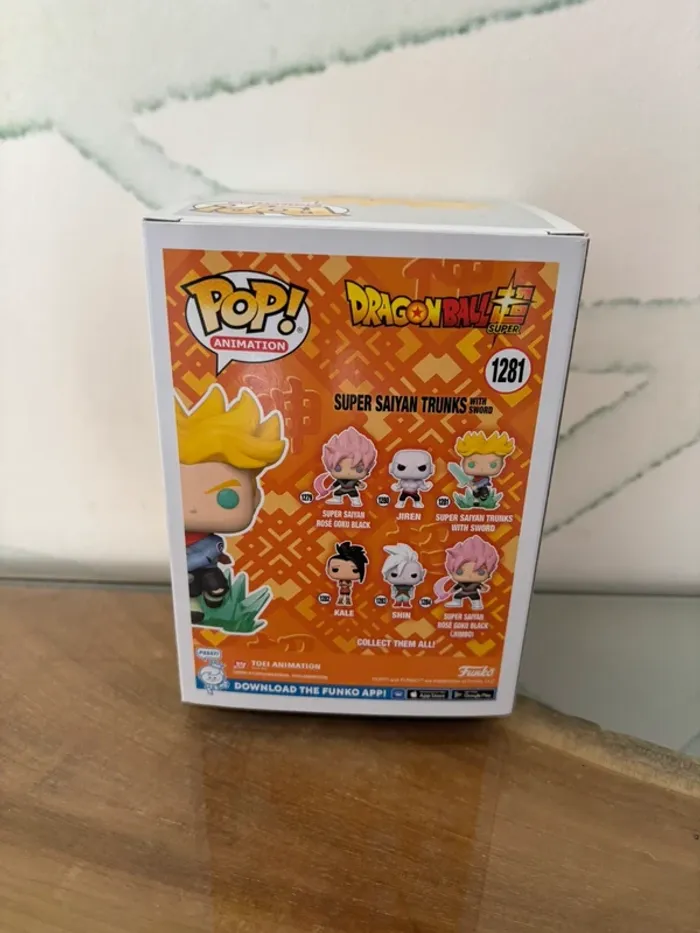 Figurine funko pop DBZ Super Saiyan Trunks 1281 - photo numéro 2