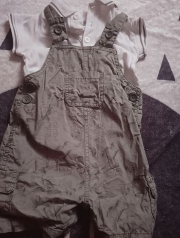 Salopette short