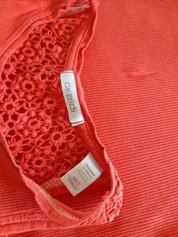 T-shirt rouge fille 4 ans