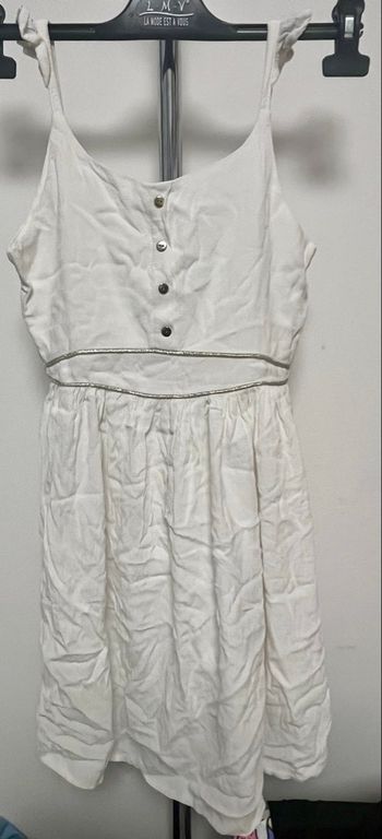 Robe d'été blanche Kiabi 
