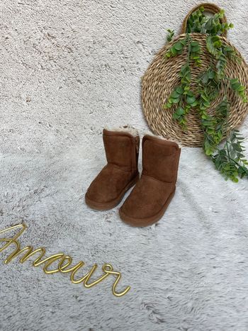 Bottines fourrée camel - Taille 23 - Saxo Blues 