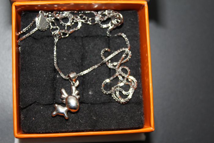 Chaîne et pendentif argent