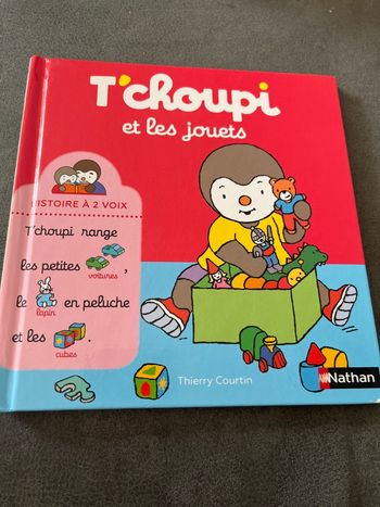 Livre bébé tchoupi t’choupi et les jouets