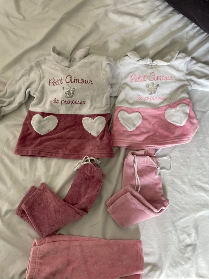 Lot pyjama sans pieds 3 mois