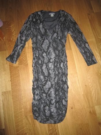 belle robe grise h&m nickel 34