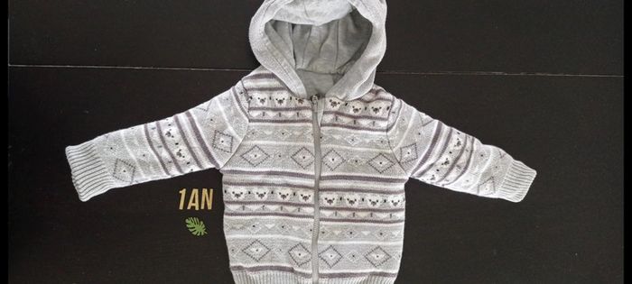 Gilet chaud réversible 1 an