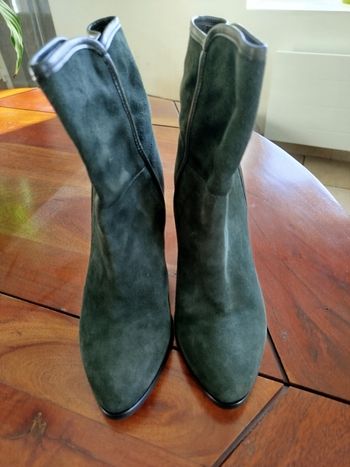 Bottines vertes André. Taille 39