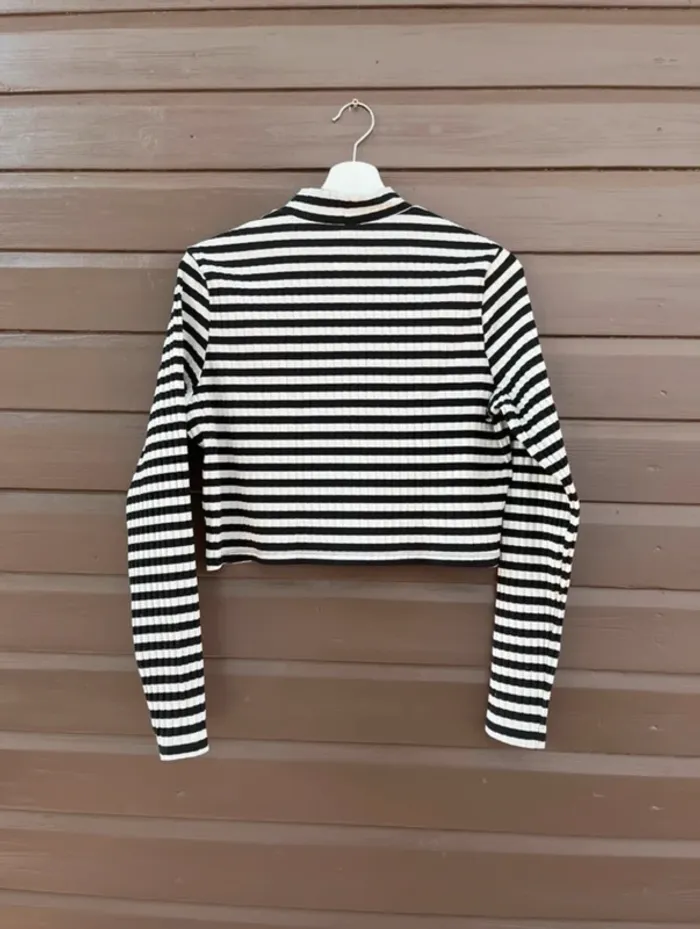 Crop top rayé H&M - photo numéro 4