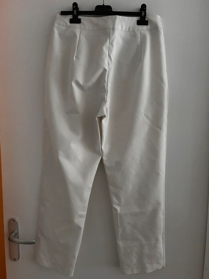 Pantalon blanc taille L - photo numéro 3