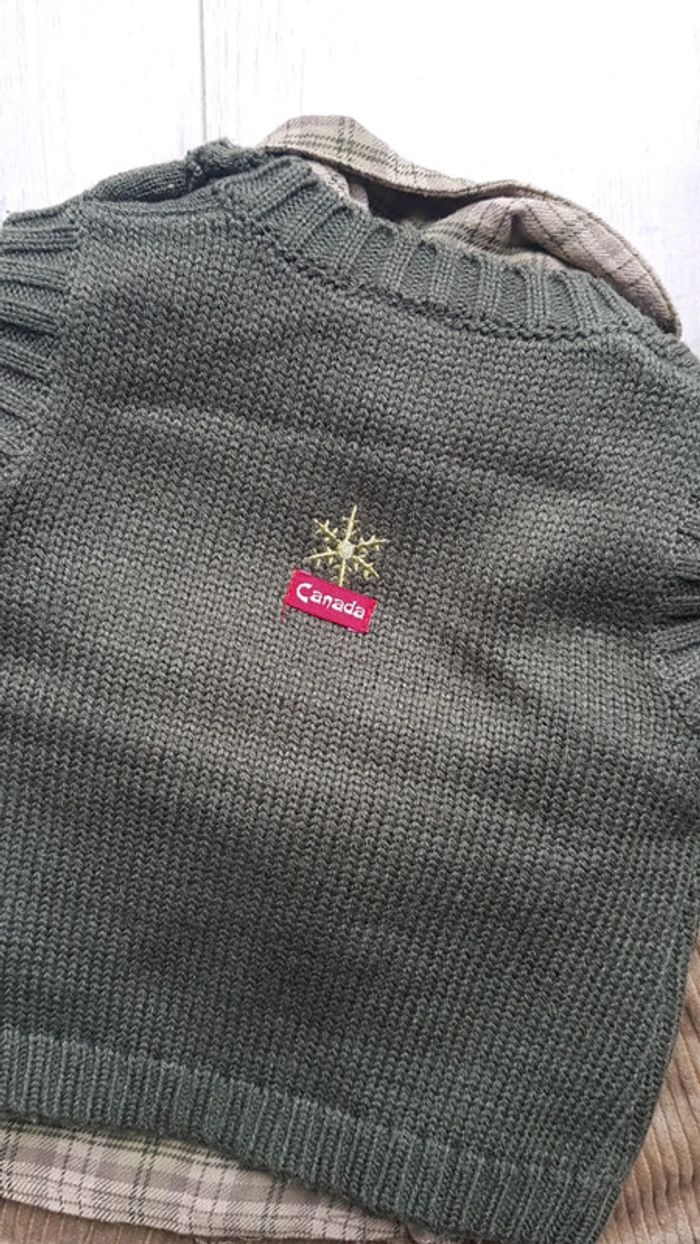 Ensemble 3 pièces garçon 6mois Tim pouce - photo numéro 3