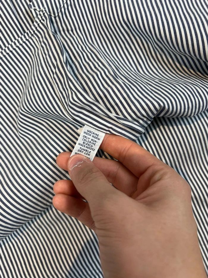 Chemise Ralph Lauren rayé bleu et blanc taille XL style old money - photo numéro 7