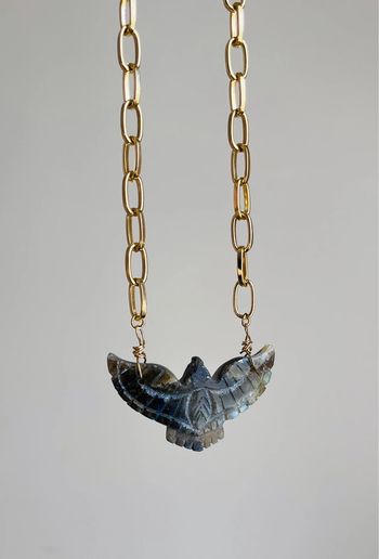 Sautoir phœnix Labradorite