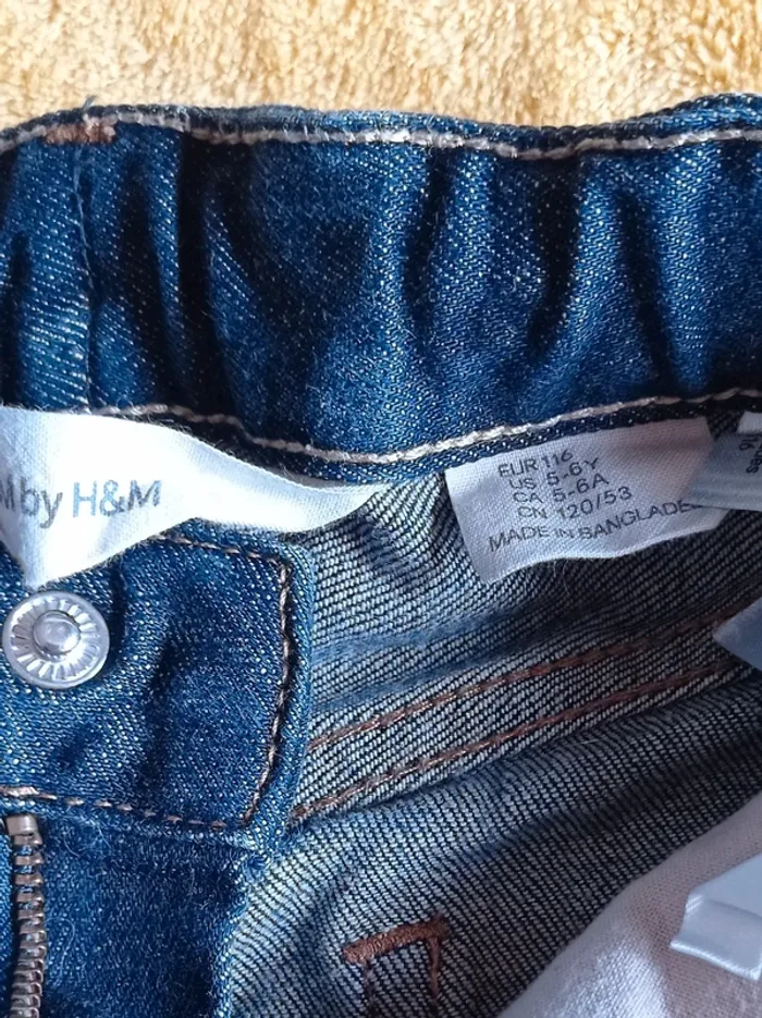 Jupe en jean 5/6 ans (116 cm) H&M - photo numéro 4