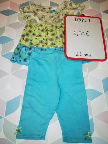D3227 - ensemble fille 23 mois