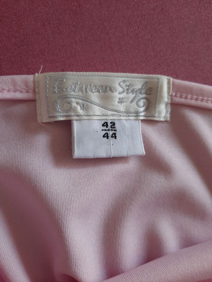 Haut bretelles fines Taille 42/44 rose - photo numéro 11