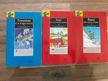 lot de 3 livres Ratus poche collection Hatier