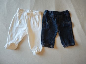 Lot de 2 pantalons 1 mois