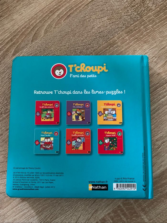 Livre puzzle T’choupi vive l’école - photo numéro 2