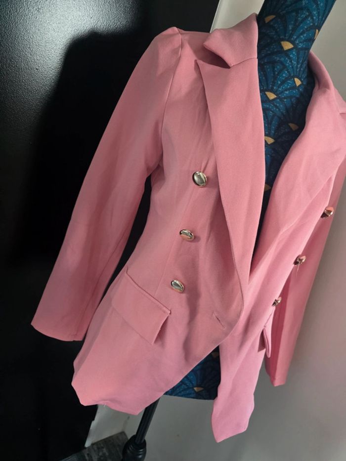 Blazer rose femme shein - photo numéro 2
