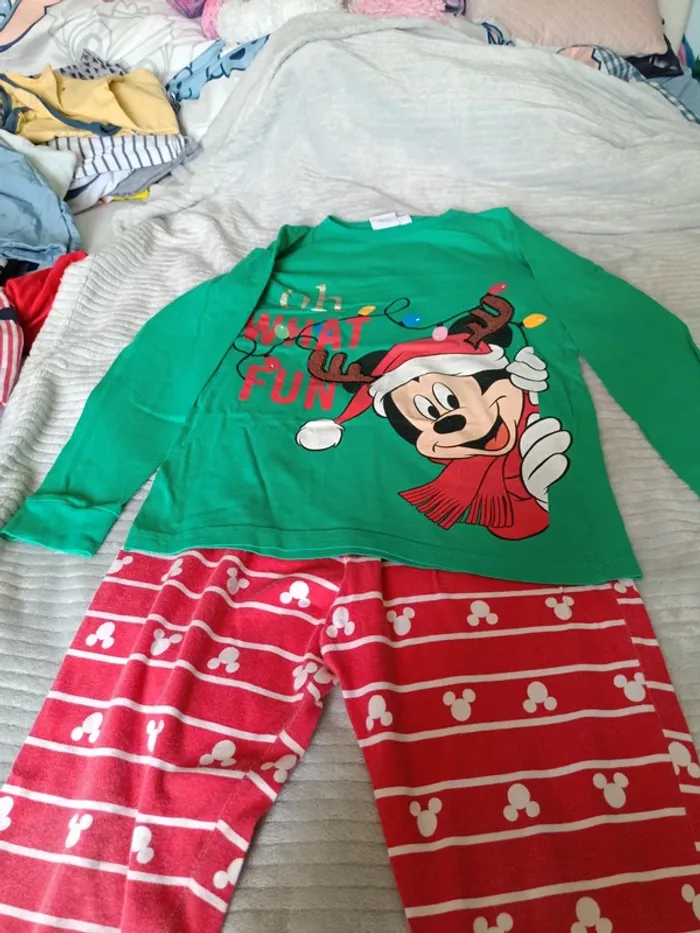 Pyjama garçon Noël 9 10 ans - photo numéro 2