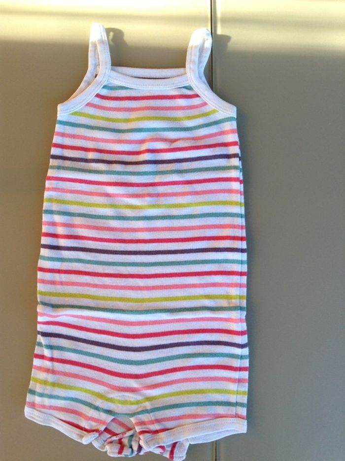 Body à rayures 18mois