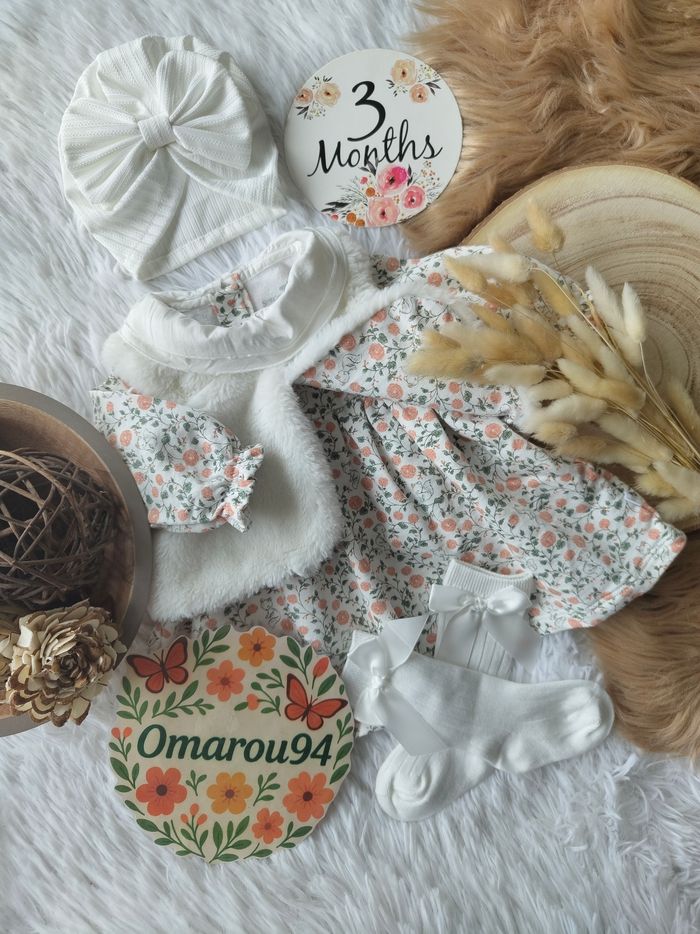 Ensemble complet sergent major fille 3 mois 🎀