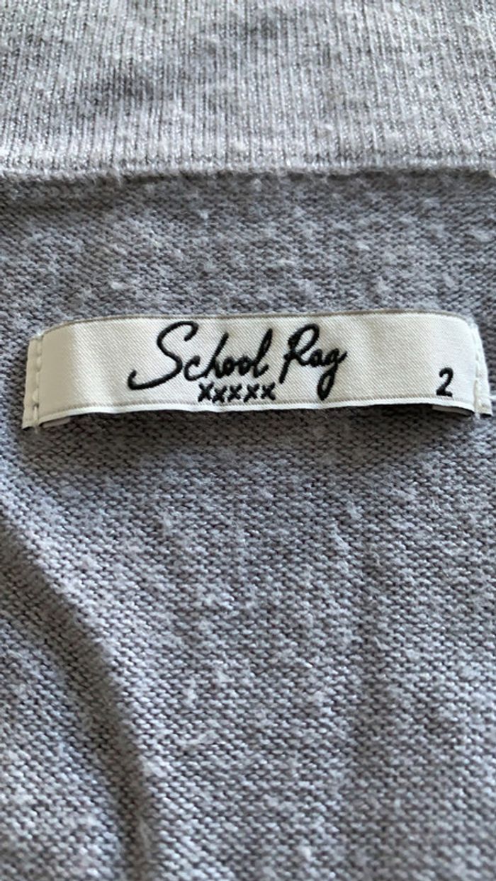 Haut School Rag fgris taille 2 - photo numéro 3