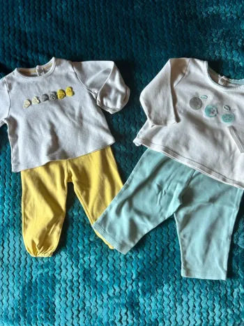 Lot de 2 pyjamas 2 pièces – Obaïbi – 18 mois