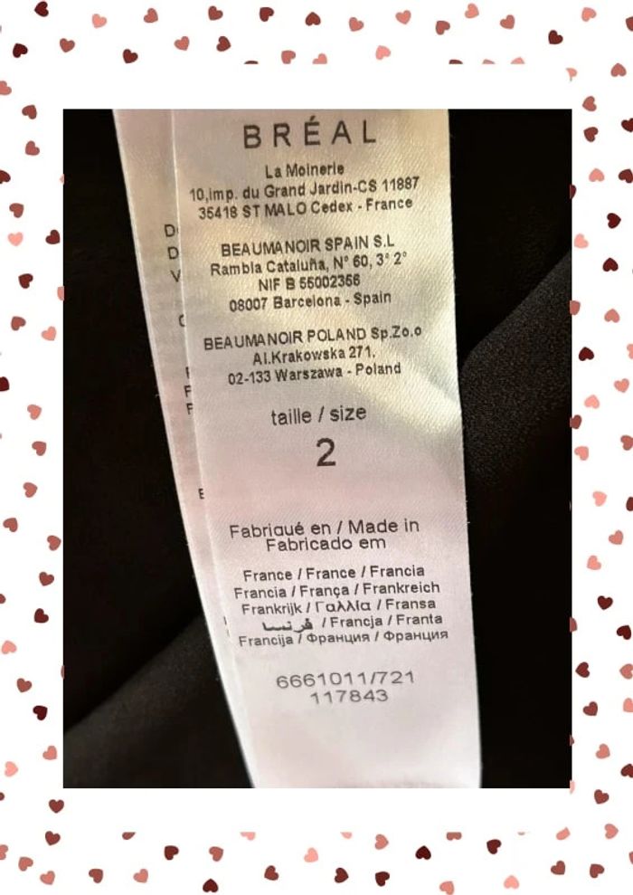 T-shirt bi-matière Bréal 38/40 - photo numéro 7