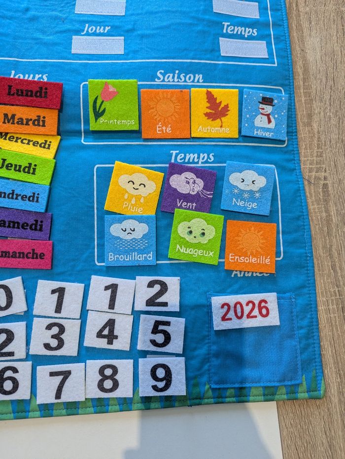 Calendrier apprentissage enfant - photo numéro 3