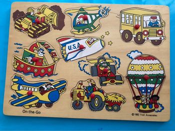 Puzzle encastrement engins à moteur