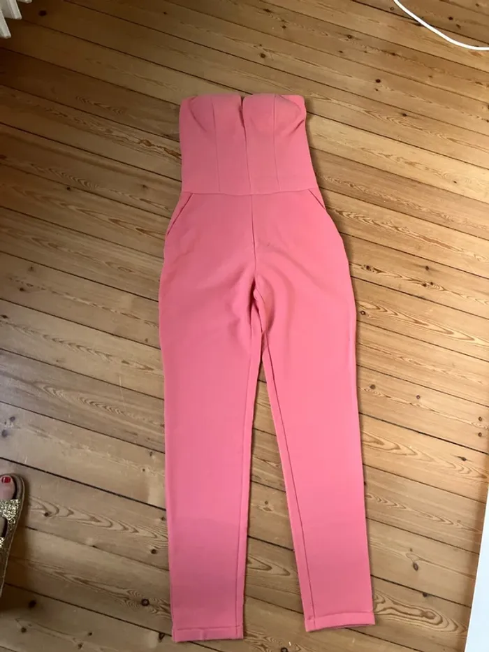 Combi bustier Naf Naf rose bonbon - photo numéro 3