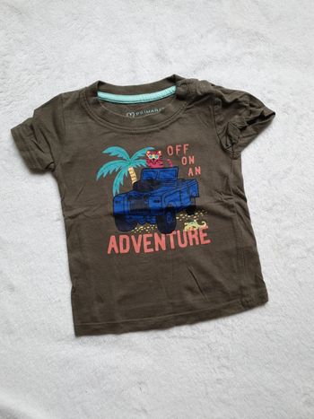 Tshirt Aventure chat jeep