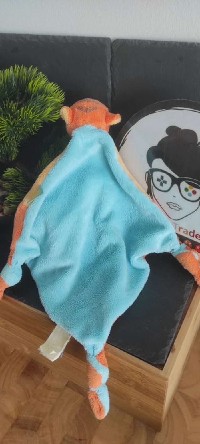 doudou plat tigrou disney baby orange jaune bleu kiabi nicotoy Disney fleur - photo numéro 2