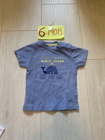 T shirt 6 mois neuf