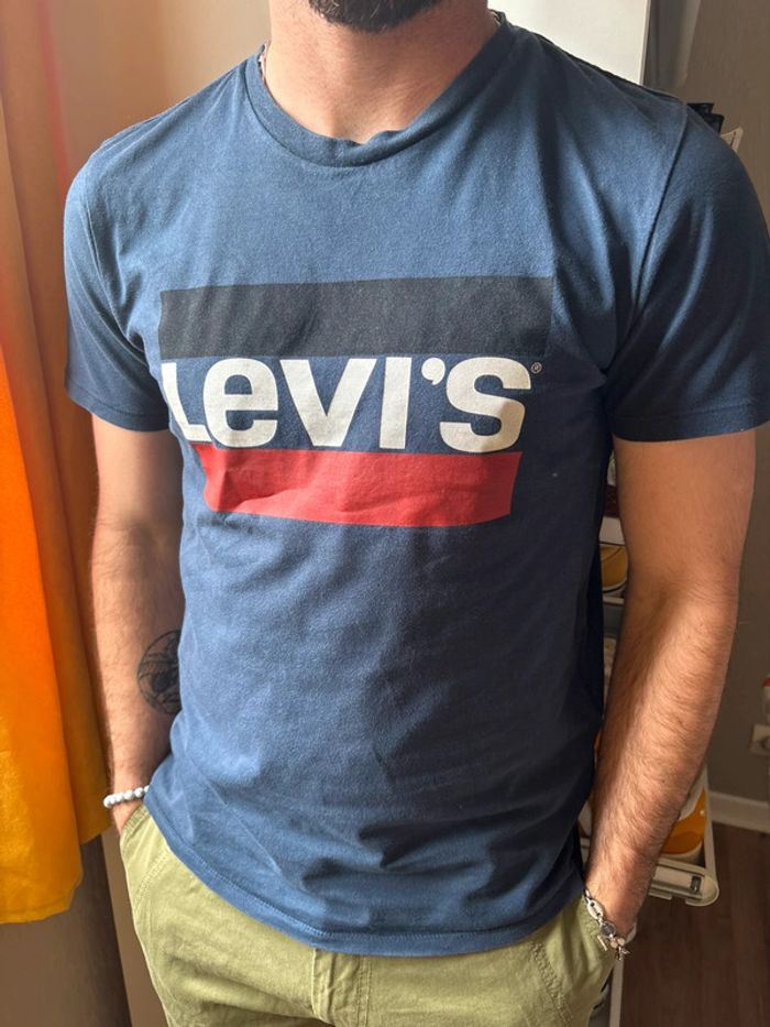 T shirt Lévis marine - photo numéro 3