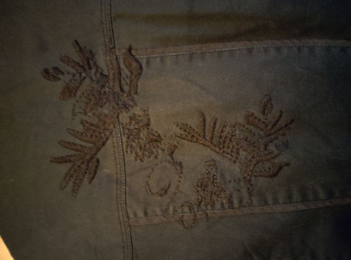 Blouson jeans marron - photo numéro 4