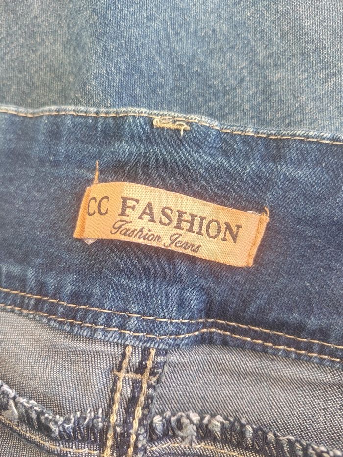 Jean Femme Taille Basse Foncé – CC Fashion – Taille S/36 – Look Y2K Tendance - photo numéro 10