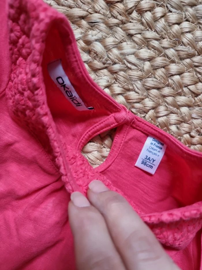 Tee-shirt manches courtes okaidi 3 ans - photo numéro 2