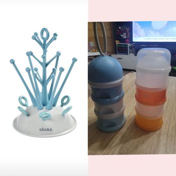 Égouttoir et dosettes