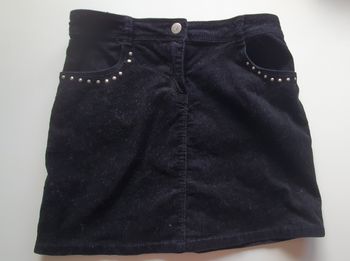 Jupe noire en velours Orchestra 10 ans