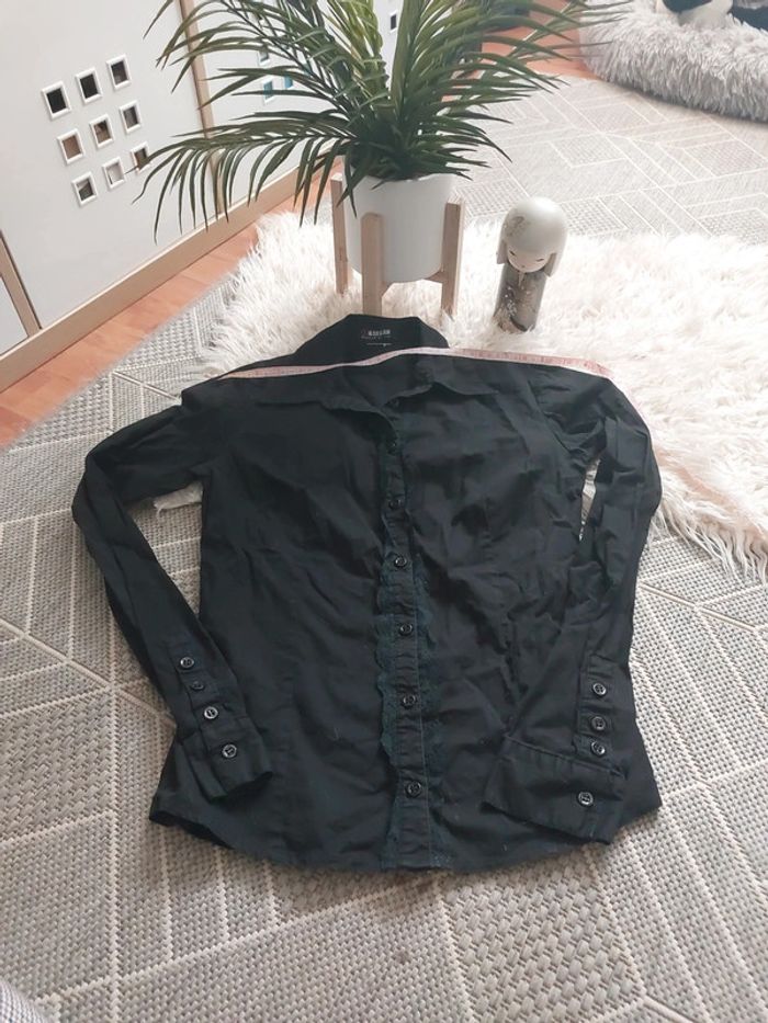 Chemise Morgan noire taille M / 38 très bon état - photo numéro 3